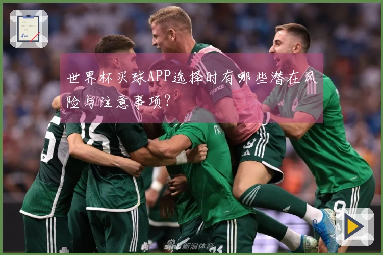 世界杯买球APP选择时有哪些潜在风险与注意事项？