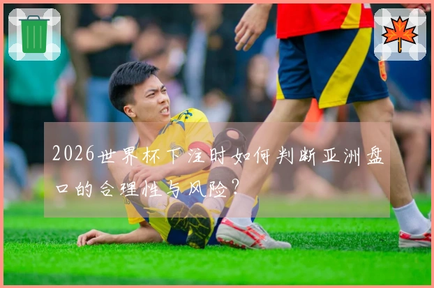 2026世界杯下注时如何判断亚洲盘口的合理性与风险？