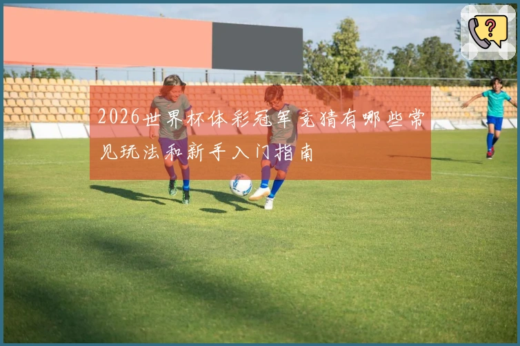 2026世界杯体彩冠军竞猜有哪些常见玩法和新手入门指南