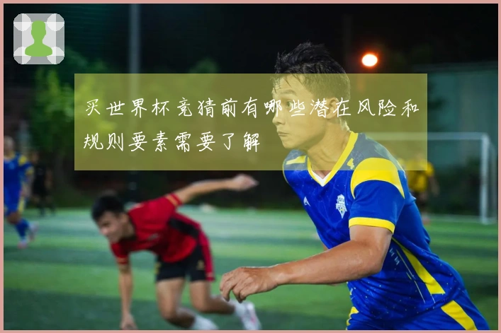 买世界杯竞猜前有哪些潜在风险和规则要素需要了解